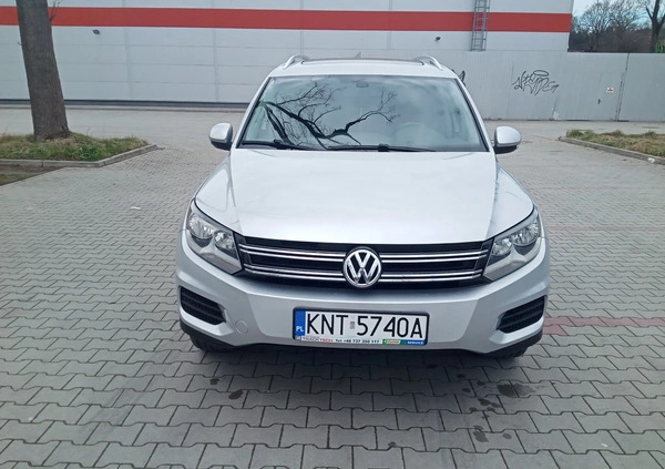 Volkswagen Tiguan cena 67989 przebieg: 166000, rok produkcji 2017 z Kraków małe 254
